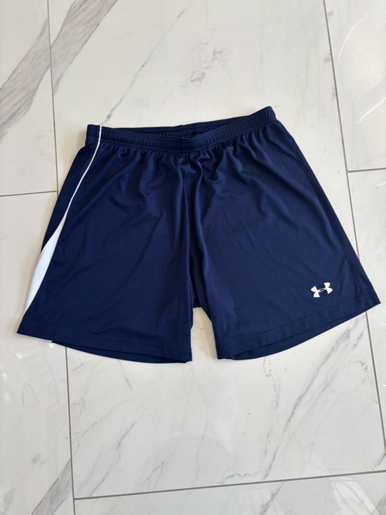 Under Armour Other - Under Armour Navy Blue Performance Shorts with White Accent and logo